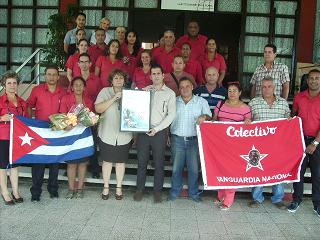 Unidad Empresarial de Base TECNOSIME  de Villa Clara, colectivo Vanguardia Nacional